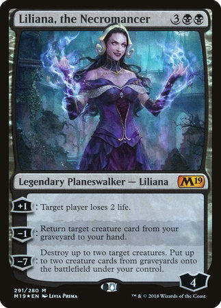 Liliana, the Necromancer [Core Set 2019] | Tabernacle Games