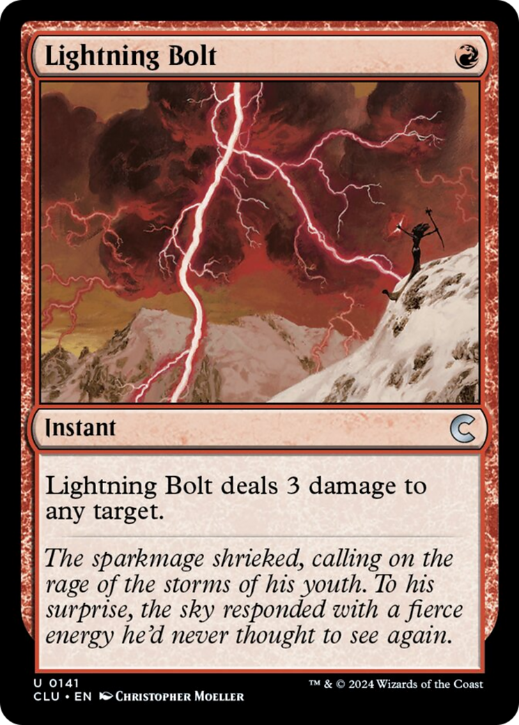 Lightning Bolt [Ravnica: Clue Edition] | Tabernacle Games