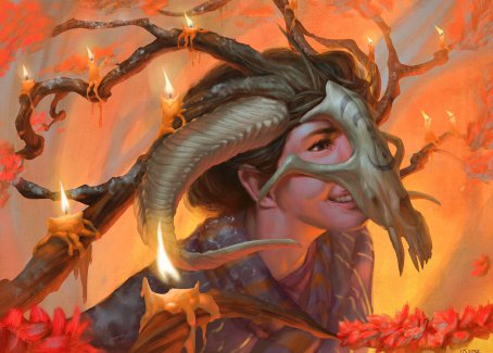 Hedgewitch's Mask Art Card [Innistrad: Midnight Hunt Art Series] | Tabernacle Games