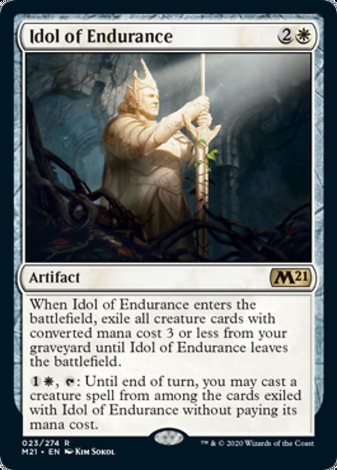 Idol of Endurance [Core Set 2021] | Tabernacle Games