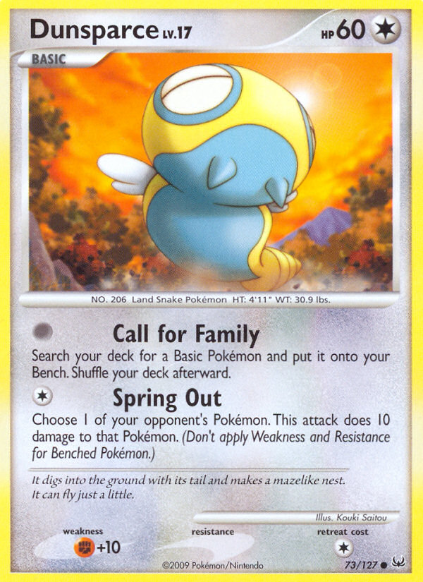 Dunsparce (73/127) [Platinum: Base Set] | Tabernacle Games