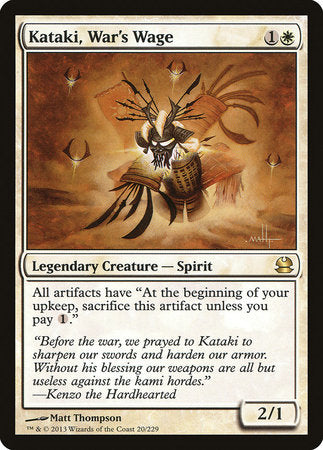 Kataki, War's Wage [Modern Masters] | Tabernacle Games