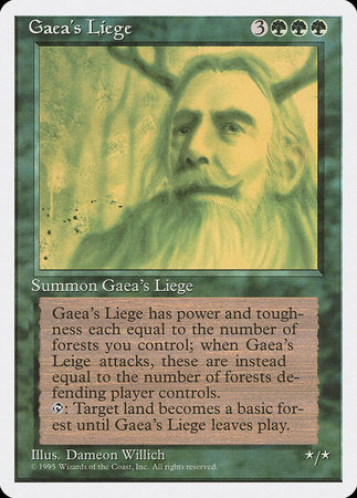 Gaea's Liege [Fourth Edition] | Tabernacle Games