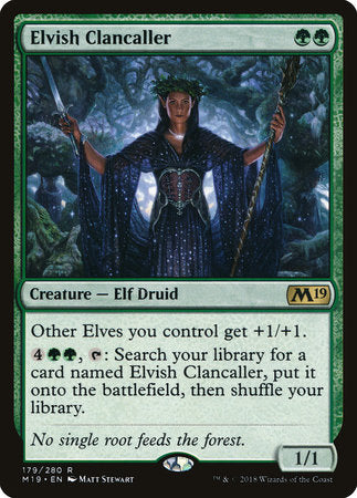 Elvish Clancaller [Core Set 2019] | Tabernacle Games