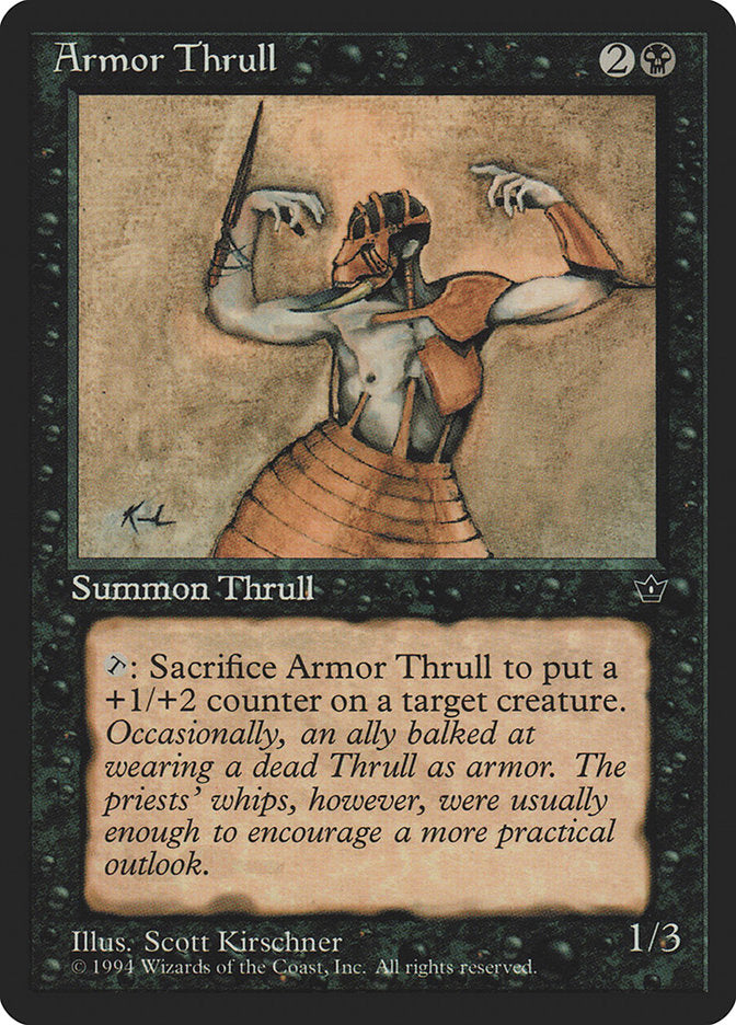 Armor Thrull (Scott Kirschner) [Fallen Empires] | Tabernacle Games