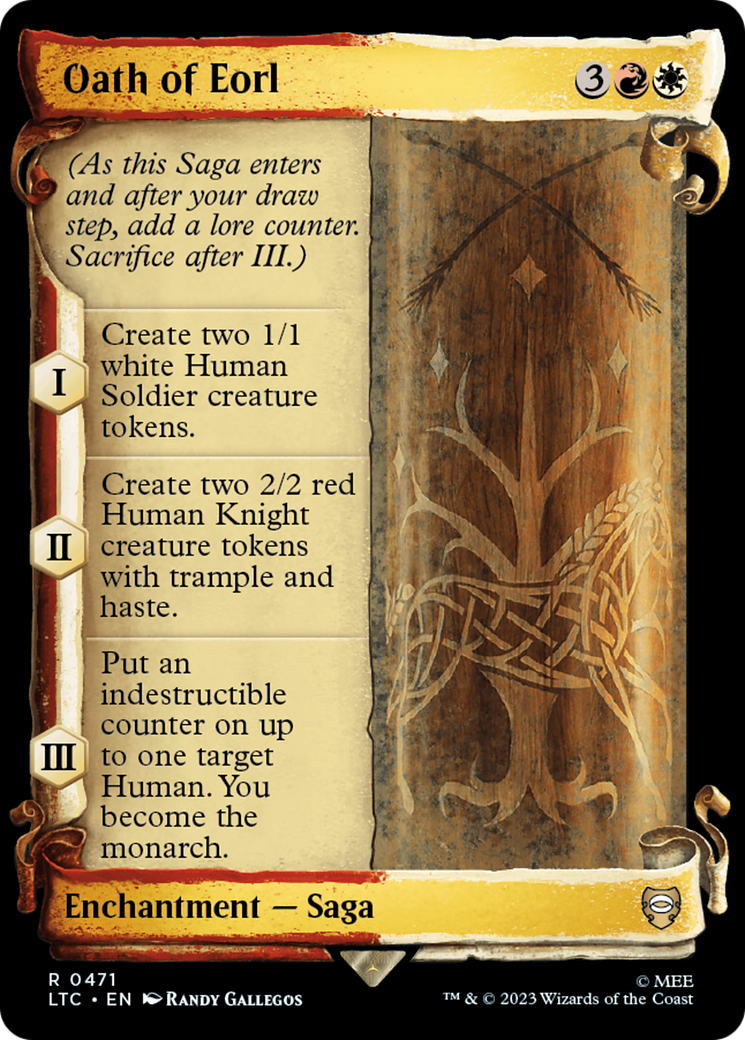 Oath of Eorl [The Lord of the Rings: Tales of Middle-Earth Commander Showcase Scrolls] | Tabernacle Games