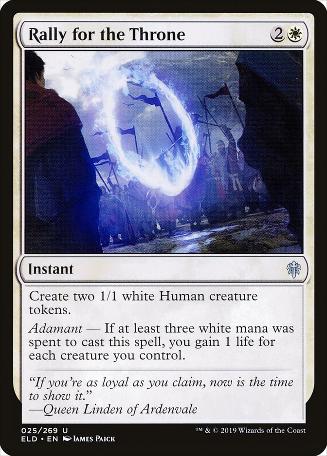 Rally for the Throne [Throne of Eldraine] | Tabernacle Games