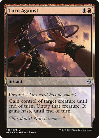 Turn Against [Battle for Zendikar] | Tabernacle Games