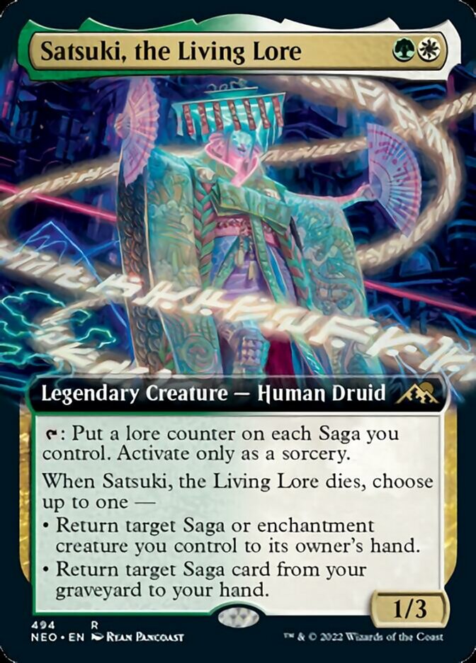 Satsuki, the Living Lore (Extended) [Kamigawa: Neon Dynasty] | Tabernacle Games