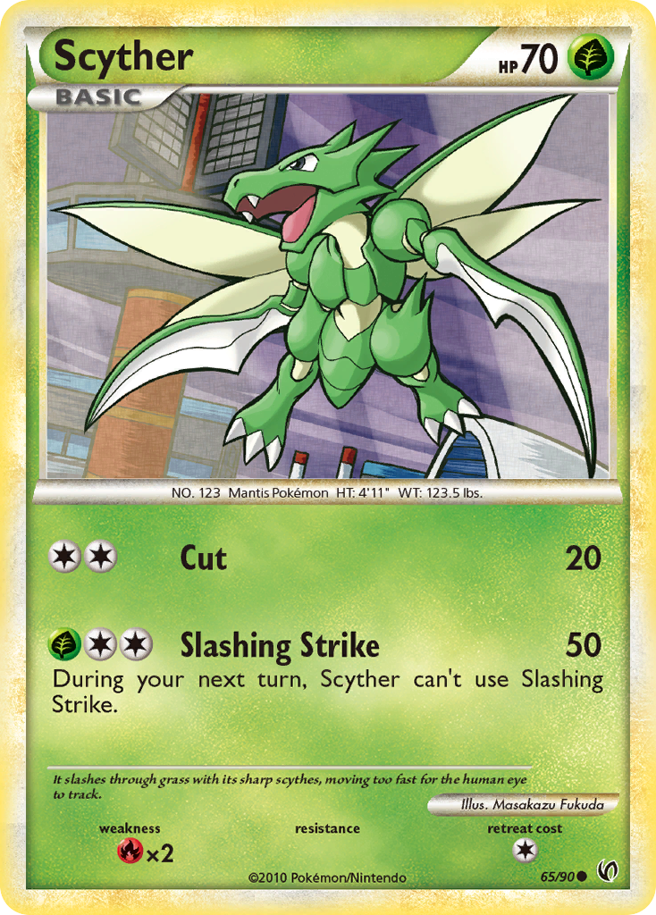 Scyther (65/90) [HeartGold & SoulSilver: Undaunted] | Tabernacle Games