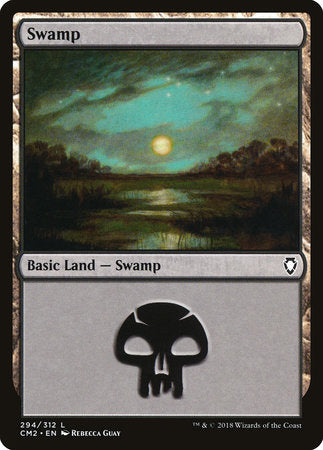Swamp (294) [Commander Anthology Volume II] | Tabernacle Games