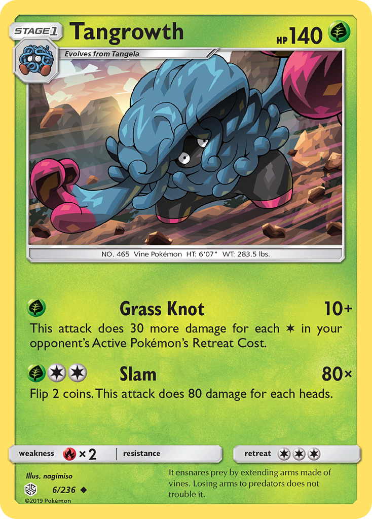 Tangrowth (6/236) [Sun & Moon: Cosmic Eclipse] | Tabernacle Games