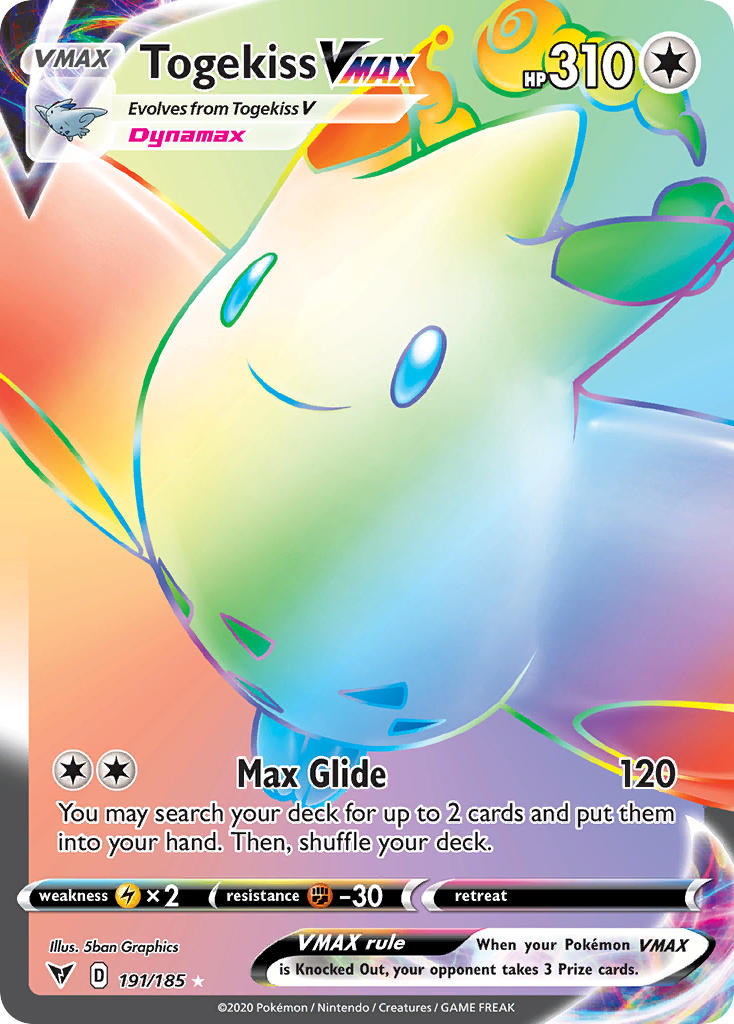 Togekiss VMAX (191/185) [Sword & Shield: Vivid Voltage] | Tabernacle Games