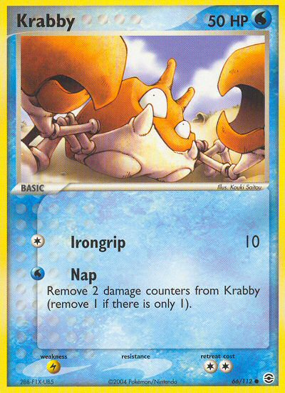 Krabby (66/112) [EX: FireRed & LeafGreen] | Tabernacle Games