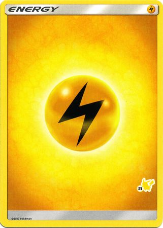Lightning Energy (Pikachu Stamp #21) [Battle Academy 2020] | Tabernacle Games