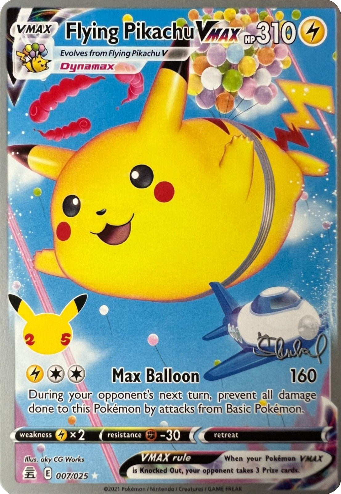 Flying Pikachu VMAX (007/025) (ADP - Ondrej Skubal) [World Championships 2022] | Tabernacle Games