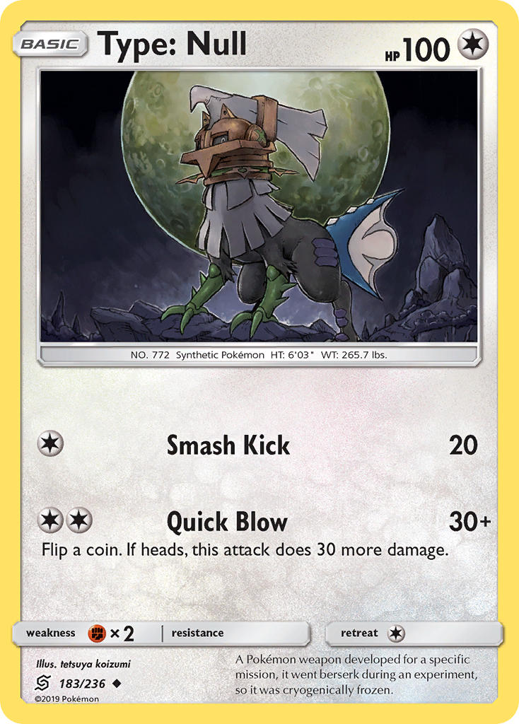Type: Null (183/236) [Sun & Moon: Unified Minds] | Tabernacle Games