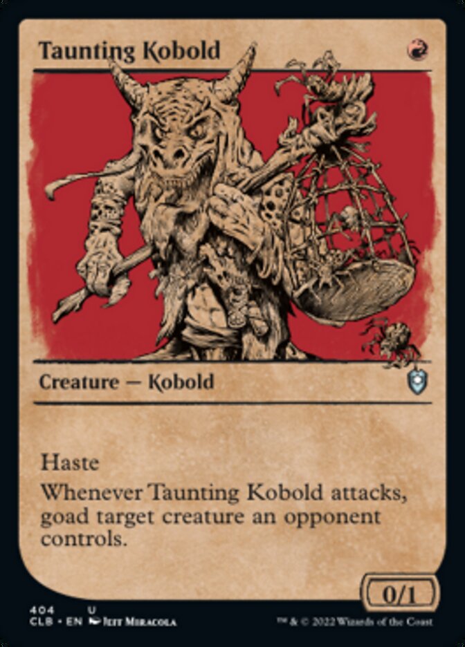 Taunting Kobold (Showcase) [Commander Legends: Battle for Baldur's Gate] | Tabernacle Games