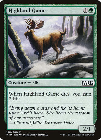 Highland Game [Core Set 2019] | Tabernacle Games