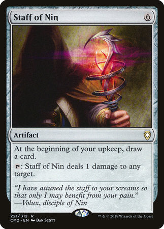 Staff of Nin [Commander Anthology Volume II] | Tabernacle Games