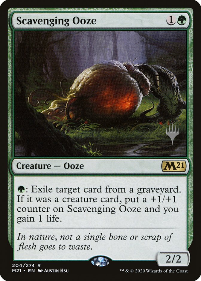 Scavenging Ooze (Promo Pack) [Core Set 2021 Promos] | Tabernacle Games