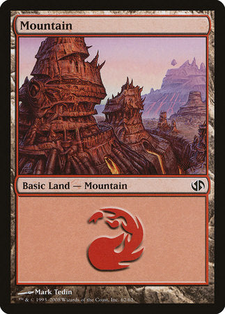 Mountain (62) [Duel Decks: Jace vs. Chandra] | Tabernacle Games