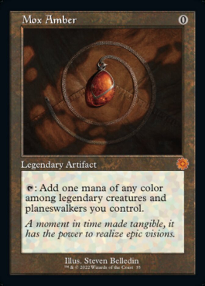 Mox Amber (Retro) [The Brothers' War Retro Artifacts] | Tabernacle Games