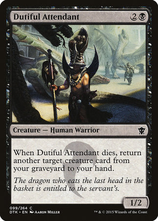 Dutiful Attendant [Dragons of Tarkir] | Tabernacle Games