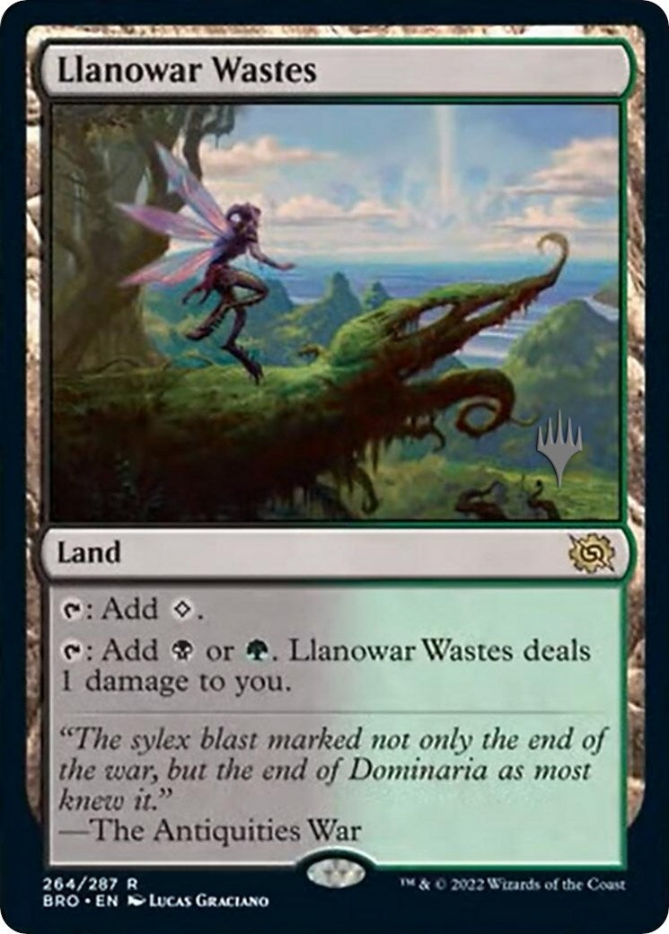 Llanowar Wastes (Promo Pack) [The Brothers' War Promos] | Tabernacle Games