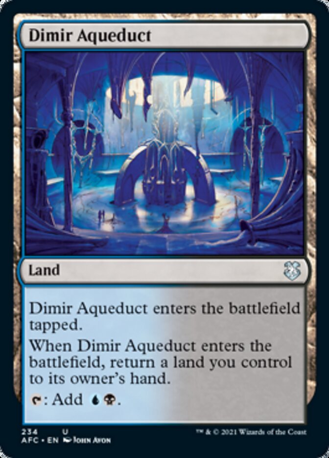 Dimir Aqueduct [Dungeons & Dragons: Adventures in the Forgotten Realms Commander] | Tabernacle Games