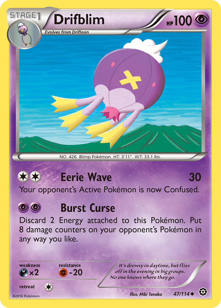 Drifblim (47/114) [XY: Steam Siege] | Tabernacle Games