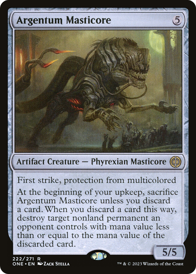 Argentum Masticore [Phyrexia: All Will Be One] | Tabernacle Games