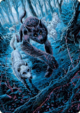 Untamed Pup Art Card [Innistrad: Midnight Hunt Art Series] | Tabernacle Games