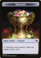 Treasure // Clue Double-sided Token [Pioneer Challenger Decks 2022] | Tabernacle Games