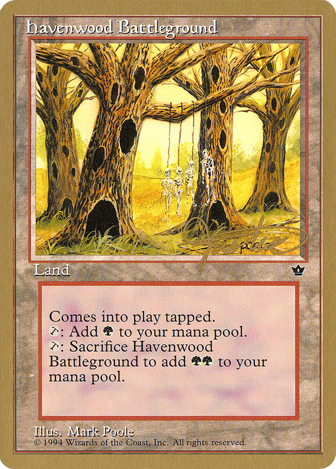 Havenwood Battleground (Mark Justice) [Pro Tour Collector Set] | Tabernacle Games