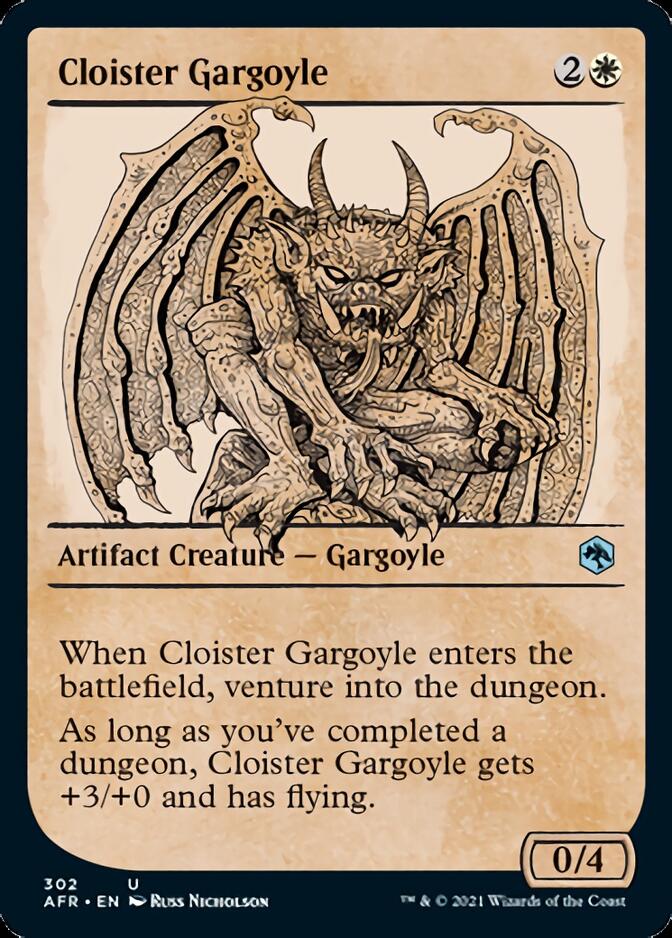 Cloister Gargoyle  (Showcase) [Dungeons & Dragons: Adventures in the Forgotten Realms] | Tabernacle Games