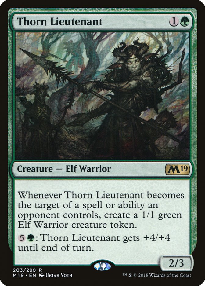 Thorn Lieutenant [Core Set 2019] | Tabernacle Games