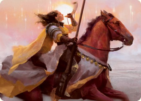 Sunrise Cavalier Art Card [Innistrad: Midnight Hunt Art Series] | Tabernacle Games