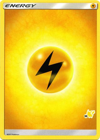 Lightning Energy (Pikachu Stamp #39) [Battle Academy 2020] | Tabernacle Games