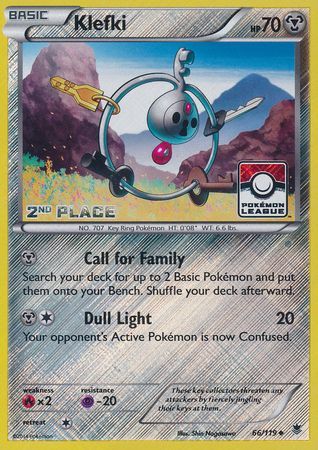 Klefki (66/119) (League Promo 2nd Place) [XY: Phantom Forces] | Tabernacle Games