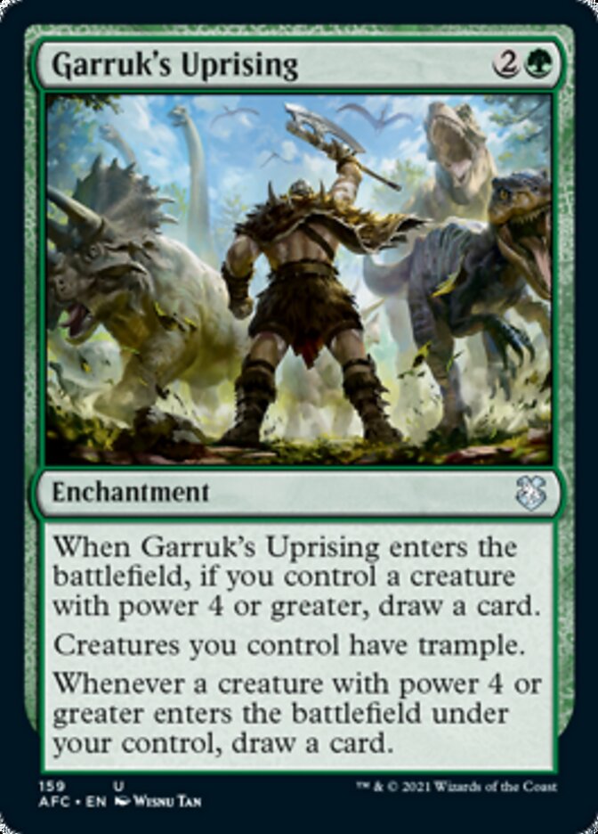 Garruk's Uprising [Dungeons & Dragons: Adventures in the Forgotten Realms Commander] | Tabernacle Games