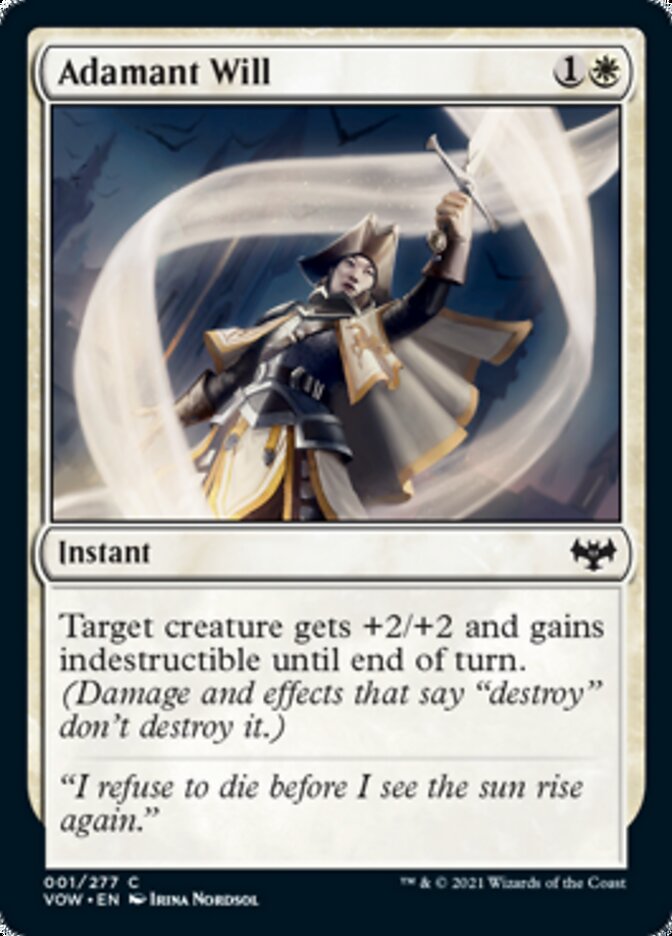 Adamant Will [Innistrad: Crimson Vow] | Tabernacle Games