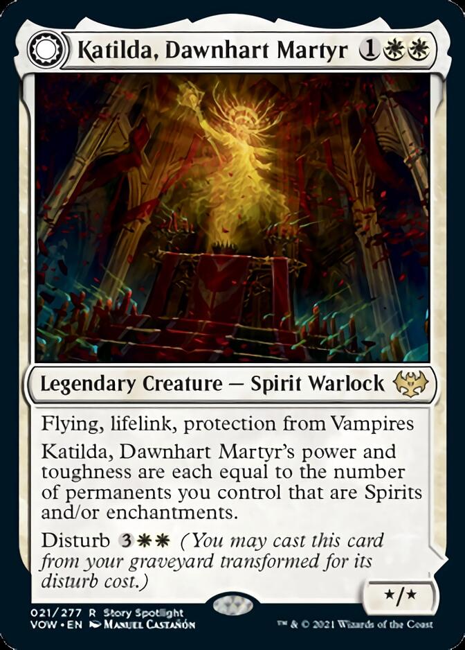 Katilda, Dawnhart Martyr // Katilda's Rising Dawn [Innistrad: Crimson Vow] | Tabernacle Games