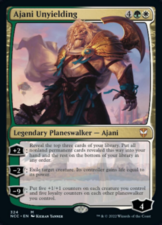 Ajani Unyielding [Streets of New Capenna Commander] | Tabernacle Games