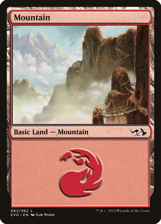 Mountain (62) (Elves vs. Goblins) [Duel Decks Anthology] | Tabernacle Games