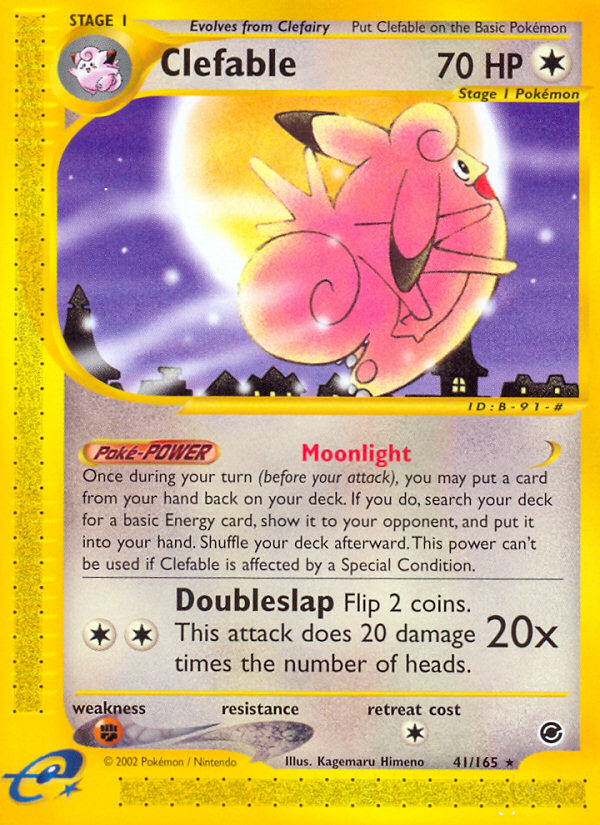 Clefable (41/165) [Expedition: Base Set] | Tabernacle Games