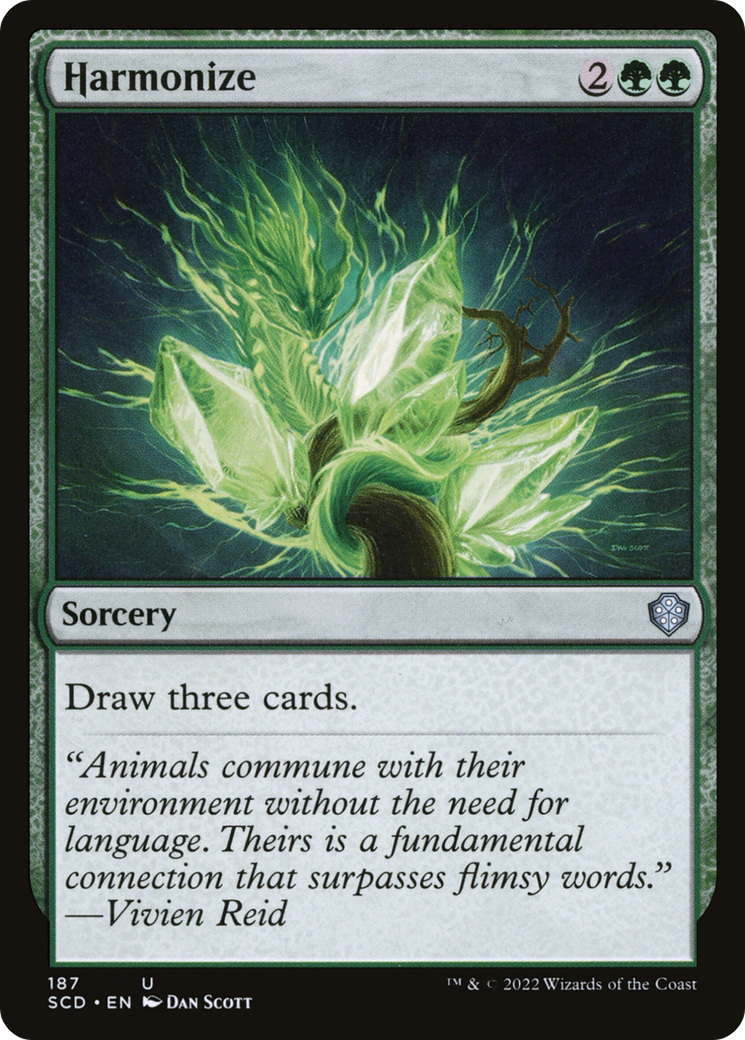 Harmonize [Starter Commander Decks] | Tabernacle Games
