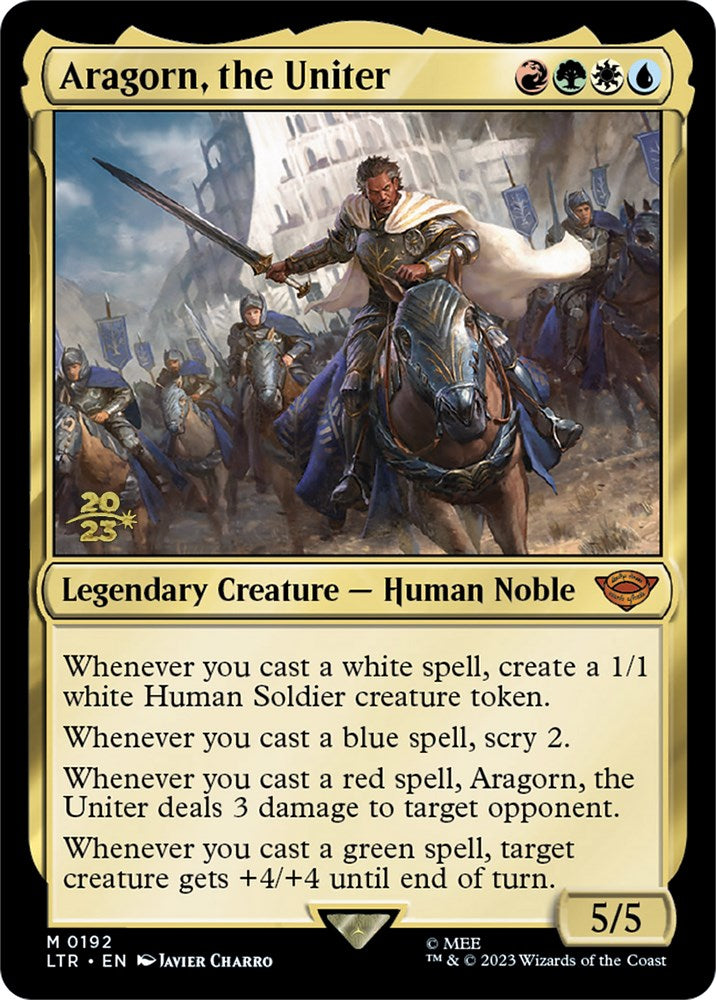 Aragorn, the Uniter [The Lord of the Rings: Tales of Middle-Earth Prerelease Promos] | Tabernacle Games