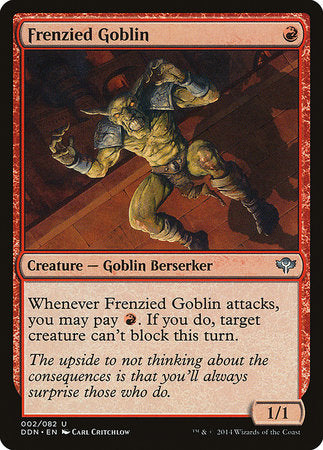 Frenzied Goblin [Duel Decks: Speed vs. Cunning] | Tabernacle Games