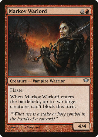 Markov Warlord [Dark Ascension] | Tabernacle Games